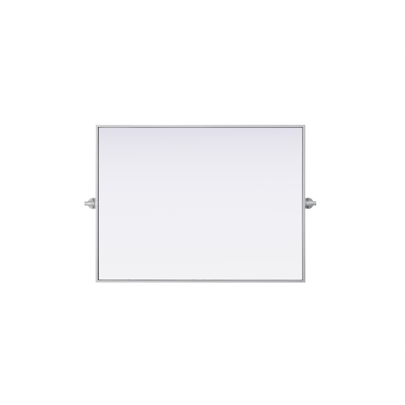 Elegant Kitchen And Bath Amoura 27X36 Pivot Mirror in Silver