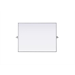 Elegant Kitchen And Bath Amoura 27X36 Pivot Mirror in Silver
