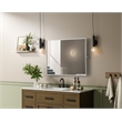 Elegant Kitchen And Bath Amoura 27X36 Pivot Mirror in Silver