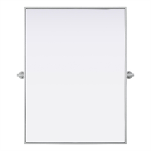 Elegant Kitchen And Bath Amoura 27X36 Pivot Mirror in Silver