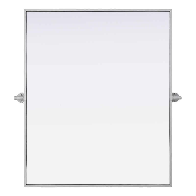 Elegant Kitchen And Bath Amoura 30X36 Pivot Mirror in Silver