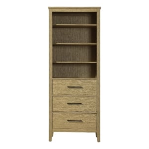 Elegant Kitchen and Bath 28&quot Open Shelving Bath Storage Cabinet in Honey Brown