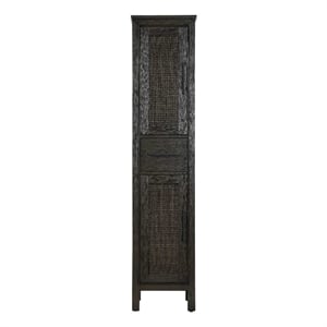 Elegant Kitchen and Bath 16&quot Bath Storage Cabinet in Chocolate Oak
