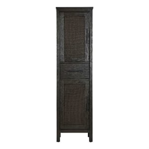 Elegant Kitchen and Bath 20&quot Bath Storage Cabinet in Chocolate Oak