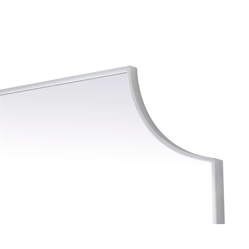 Elegant Kitchen and Bath Notched Metal Mirror 36X42