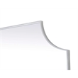 Elegant Kitchen and Bath Notched Metal Mirror 36X42