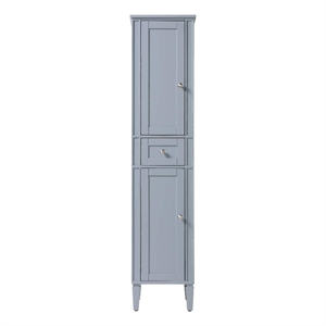 Elegant Kitchen and Bath 16&quot Bath Storage Cabinet in Grey