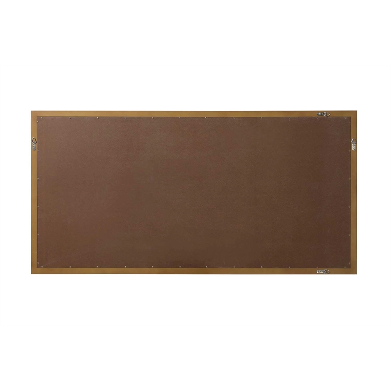 Elegant Kitchen and Bath Noah Rectangle Wood Mirror 72 X 36 in Hazel Oak