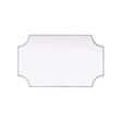 Elegant Kitchen and Bath Notched Metal Mirror 22X36