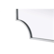 Elegant Kitchen and Bath Notched Metal Mirror 22X36
