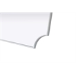 Elegant Kitchen and Bath Notched Metal Mirror 22X36