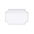 Elegant Kitchen and Bath Notched Metal Mirror 24X36