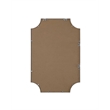 Elegant Kitchen and Bath Notched Metal Mirror 24X36