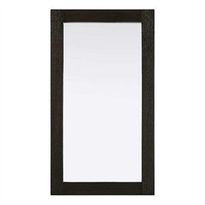 Elegant Kitchen and Bath Noah Rectangle Wood Mirror 18 X 32 in Chocolate Oak