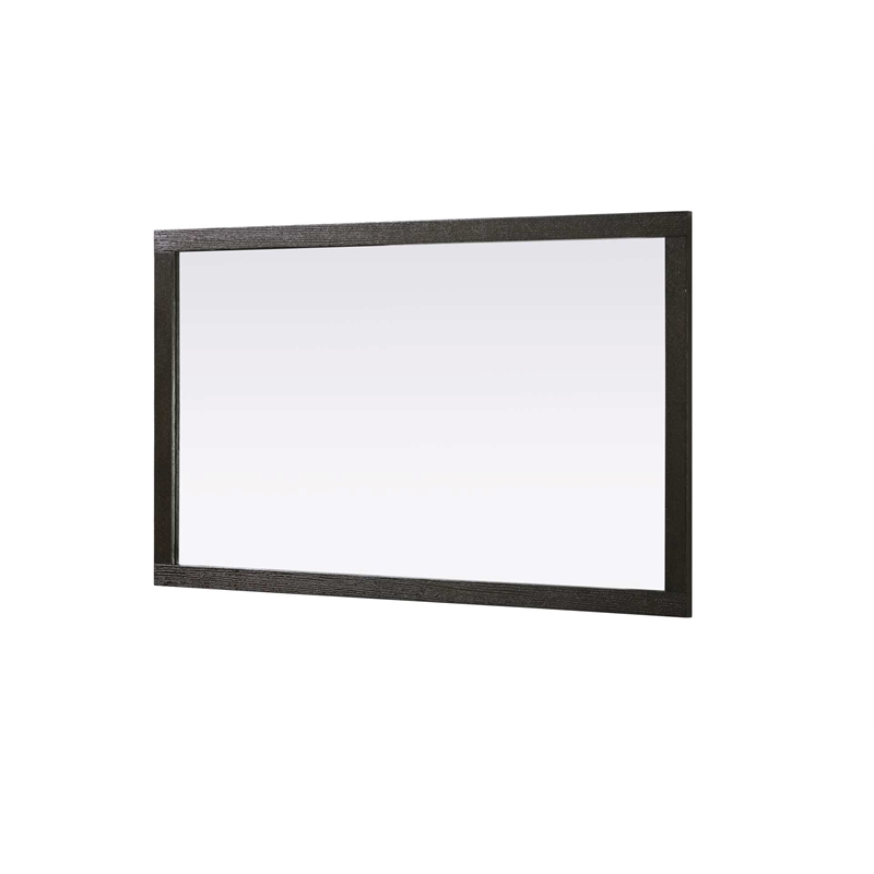 Elegant Kitchen and Bath Noah Rectangle Wood Mirror 60 X 36 in Chocolate Oak