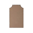 Elegant Kitchen and Bath Notched Metal Mirror 22X36