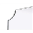 Elegant Kitchen and Bath Notched Metal Mirror 24X36