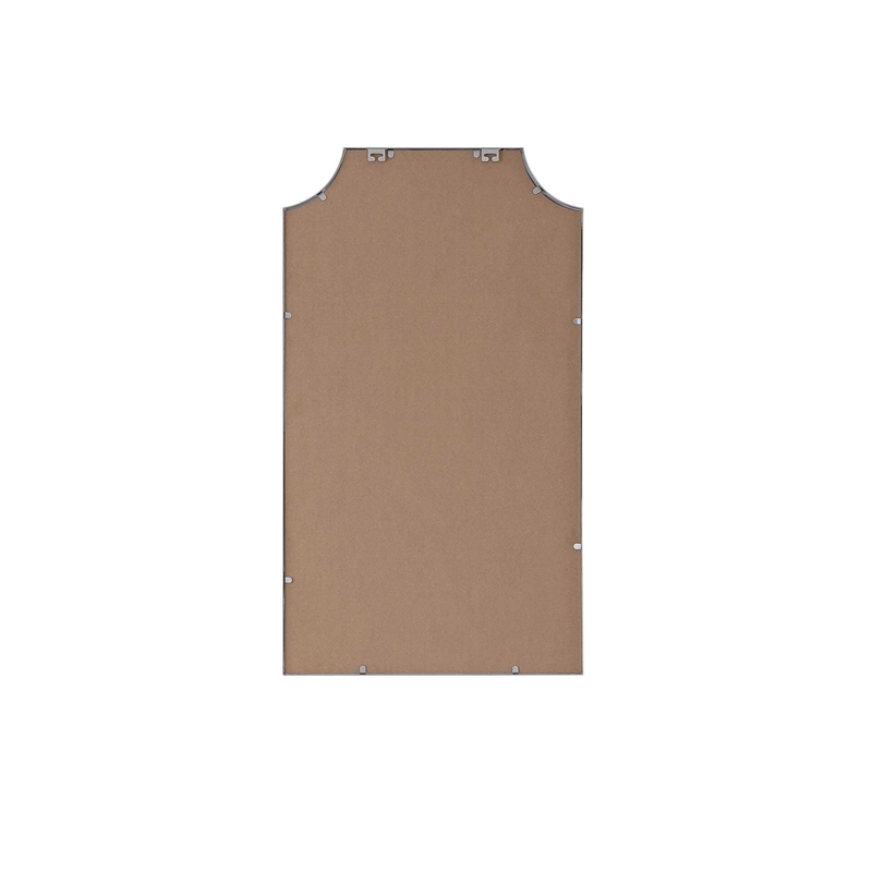 Elegant Kitchen and Bath Notched Metal Mirror 24X42
