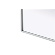 Elegant Kitchen and Bath Notched Metal Mirror 27X32