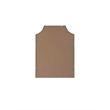 Elegant Kitchen and Bath Notched Metal Mirror 27X36