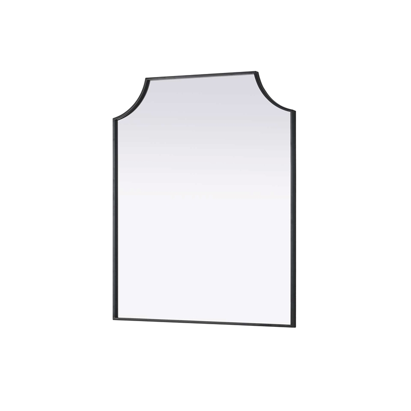 Elegant Kitchen and Bath Notched Metal Mirror 30X36