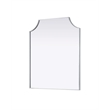 Elegant Kitchen and Bath Notched Metal Mirror 30X36