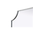 Elegant Kitchen and Bath Notched Metal Mirror 30X36