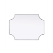Elegant Kitchen and Bath Notched Metal Mirror 22X30