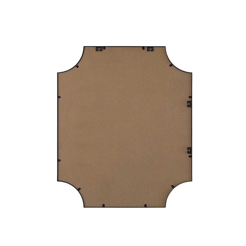 Elegant Kitchen and Bath Notched Metal Mirror 30X36