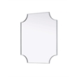 Elegant Kitchen and Bath Notched Metal Mirror 30X36