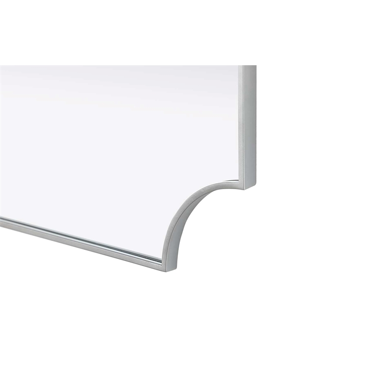 Elegant Kitchen and Bath Notched Metal Mirror 30X36