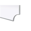 Elegant Kitchen and Bath Notched Metal Mirror 30X36
