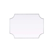Elegant Kitchen and Bath Notched Metal Mirror 30X42