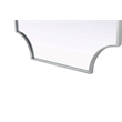 Elegant Kitchen and Bath Notched Metal Mirror 30X42