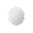 Elegant Kitchen and Bath 36 Round Led Front and Backlit Wall Mirror in Silver
