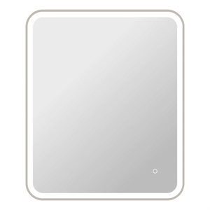 Elegant Kitchen and Bath 36&quot Rectangle Led Front & Backlit Wall Mirror in Silver