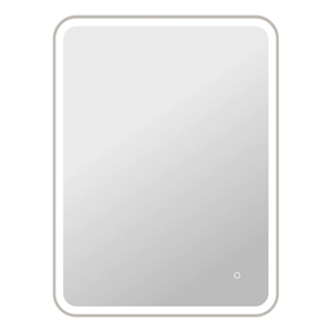 Elegant Kitchen and Bath 40&quot Rectangle Led Front & Backlit Wall Mirror in Silver