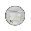 Elegant Kitchen and Bath 45 Round Led Front and Backlit Wall Mirror in Silver