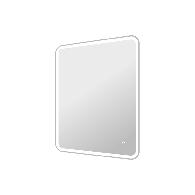 Elegant Kitchen and Bath 42 Round Led Front and Backlit Wall Mirror in Silver
