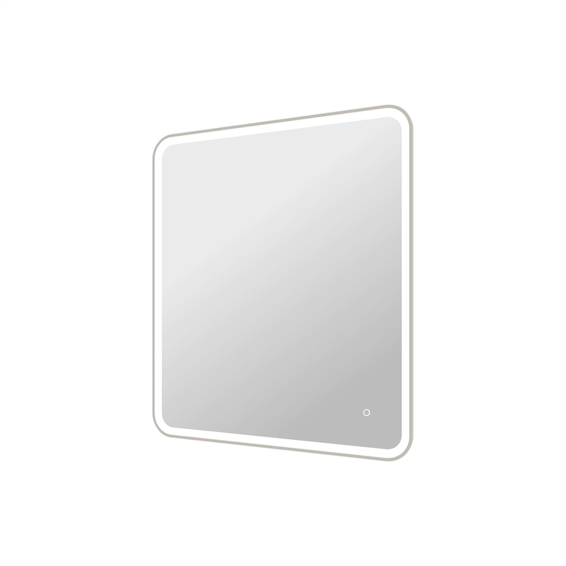 Elegant Kitchen and Bath 42 Round Led Front and Backlit Wall Mirror in Silver