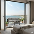 2 Pieces Outdoor Patio Set - All-Weather 75