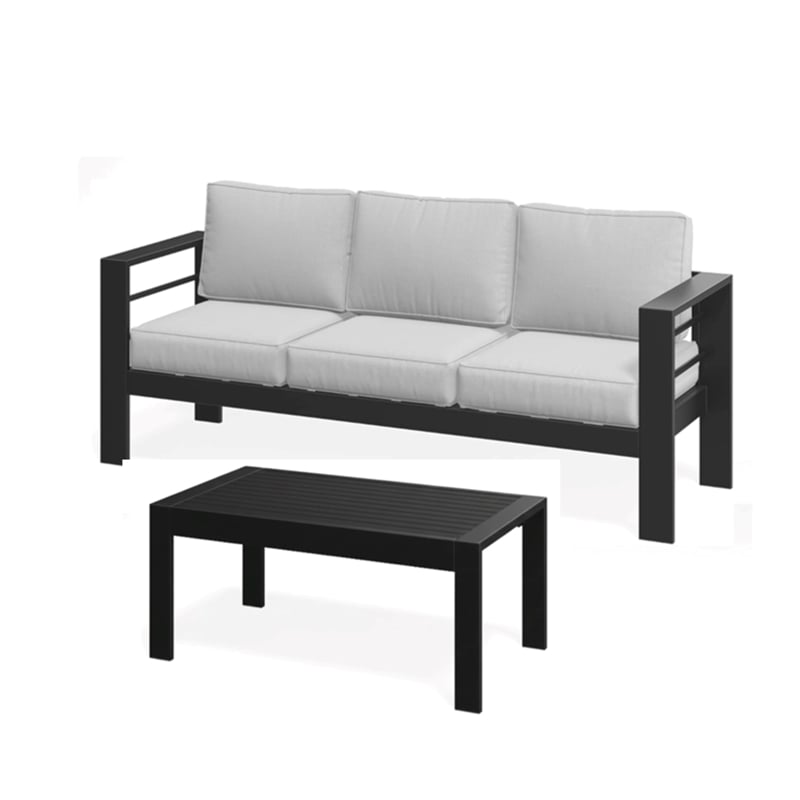 2 Pieces Outdoor Patio Set - All-Weather 75