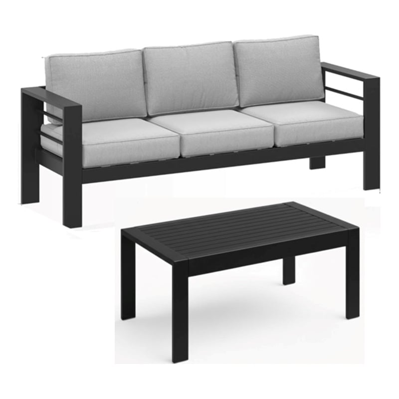 2 Pieces Outdoor Patio Set - All-Weather 75