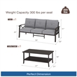 2 Piece Outdoor Patio Set - 70