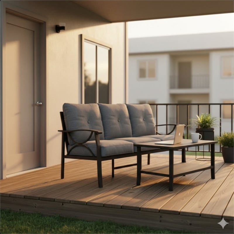 2 Piece Outdoor Patio Set - 70