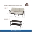 2 Piece Outdoor Patio Set - 70