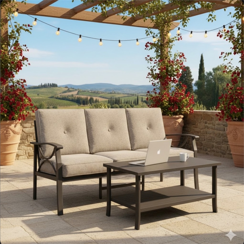 2 Piece Outdoor Patio Set - 70