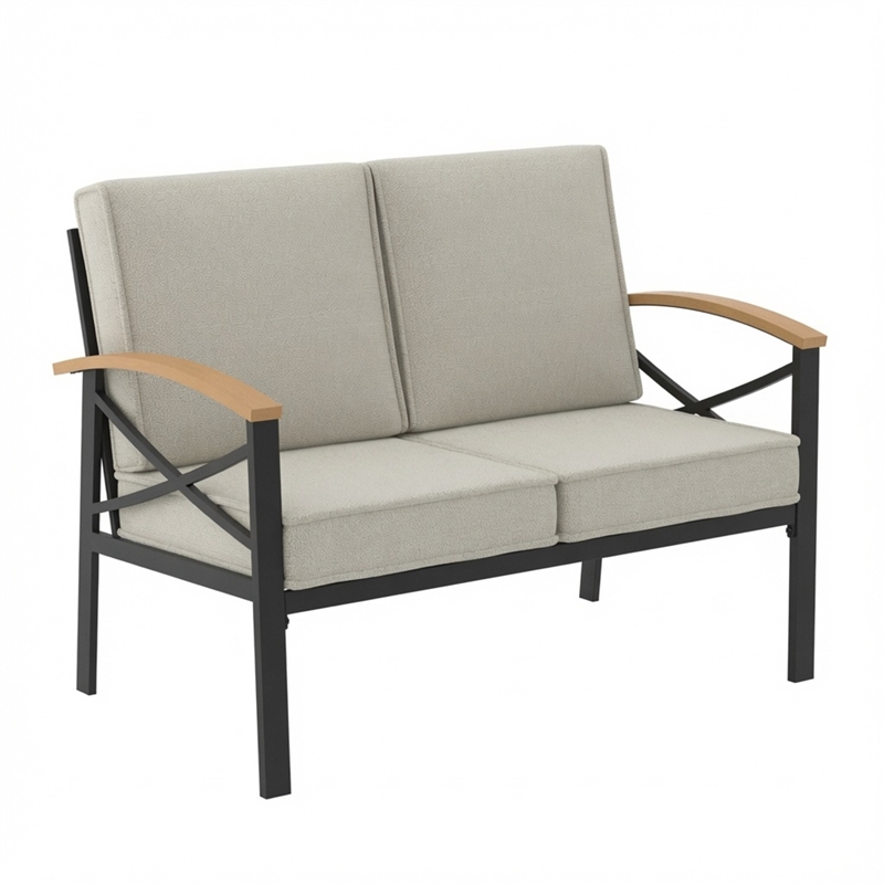 Heavy-Duty Outdoor Loveseat - All-Weather 47.2