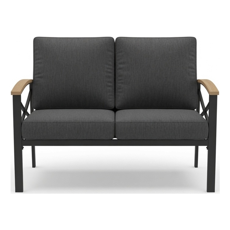 Heavy-Duty Outdoor Loveseat - All-Weather 47.2
