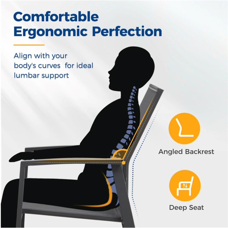 Aluminum Patio Dining Chairs - 22.44